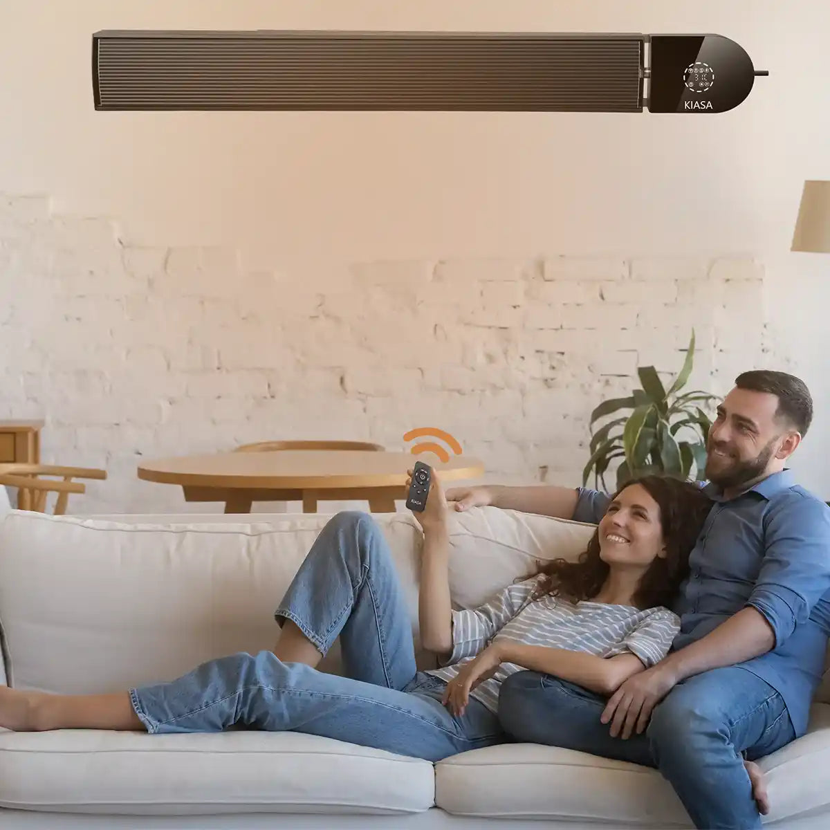 Kiasa Smart IR BAR - IR heating that heats you - not the air
