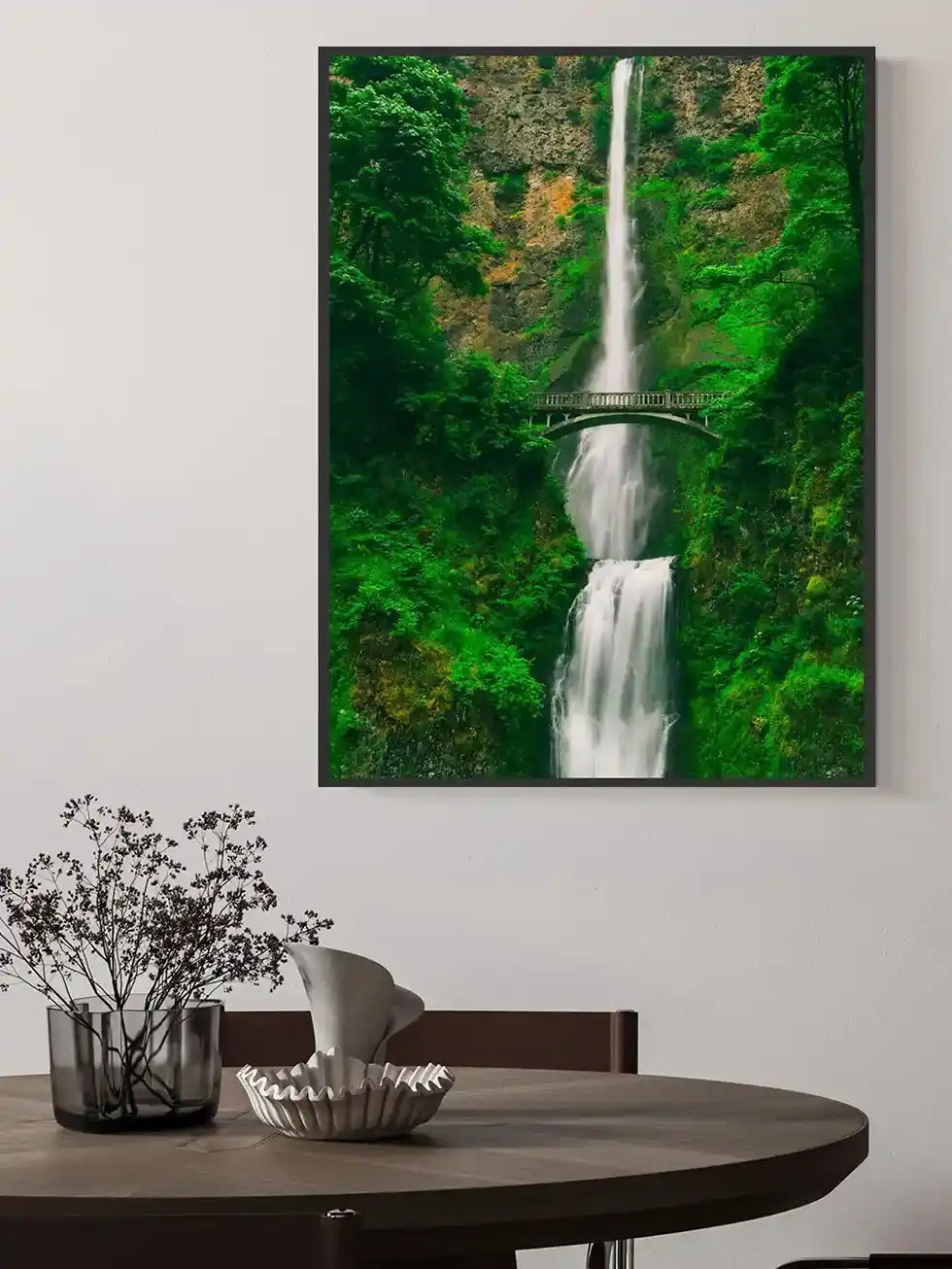 Kiasa infrared heating - large collection of IR picture panels - Waterfall in dining room 500w with smart app control options