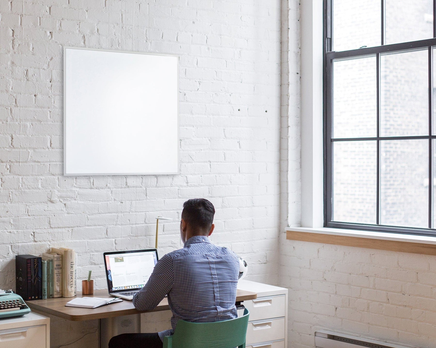 Kiasa 350w office heater - 60cm by 60cm - Wall mounted