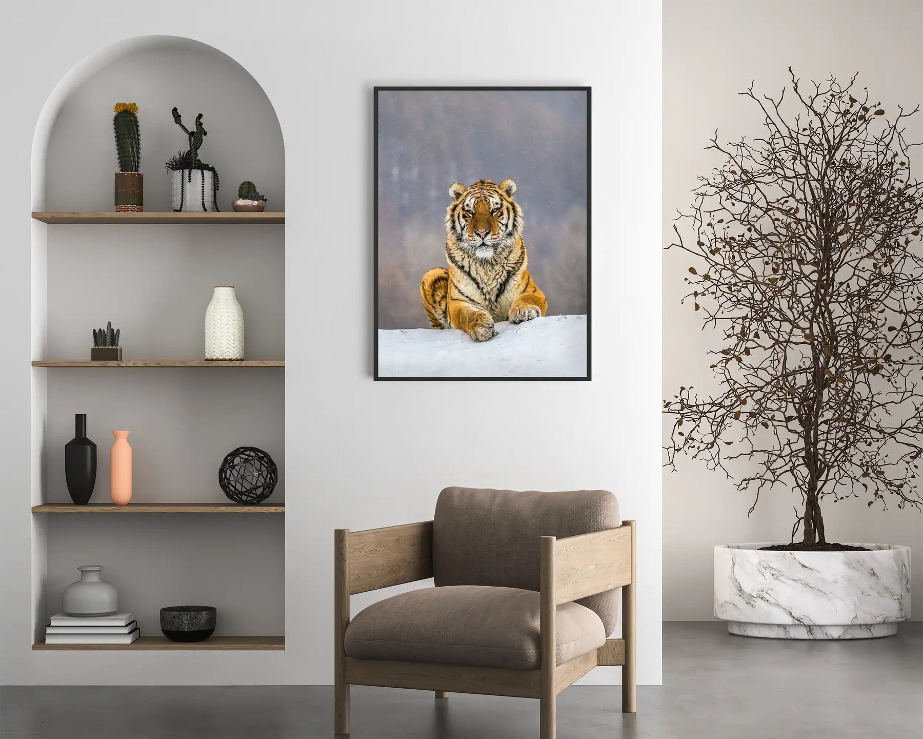 Smart 500w Picture IR Panel - Tiger - 80cm x 60cm