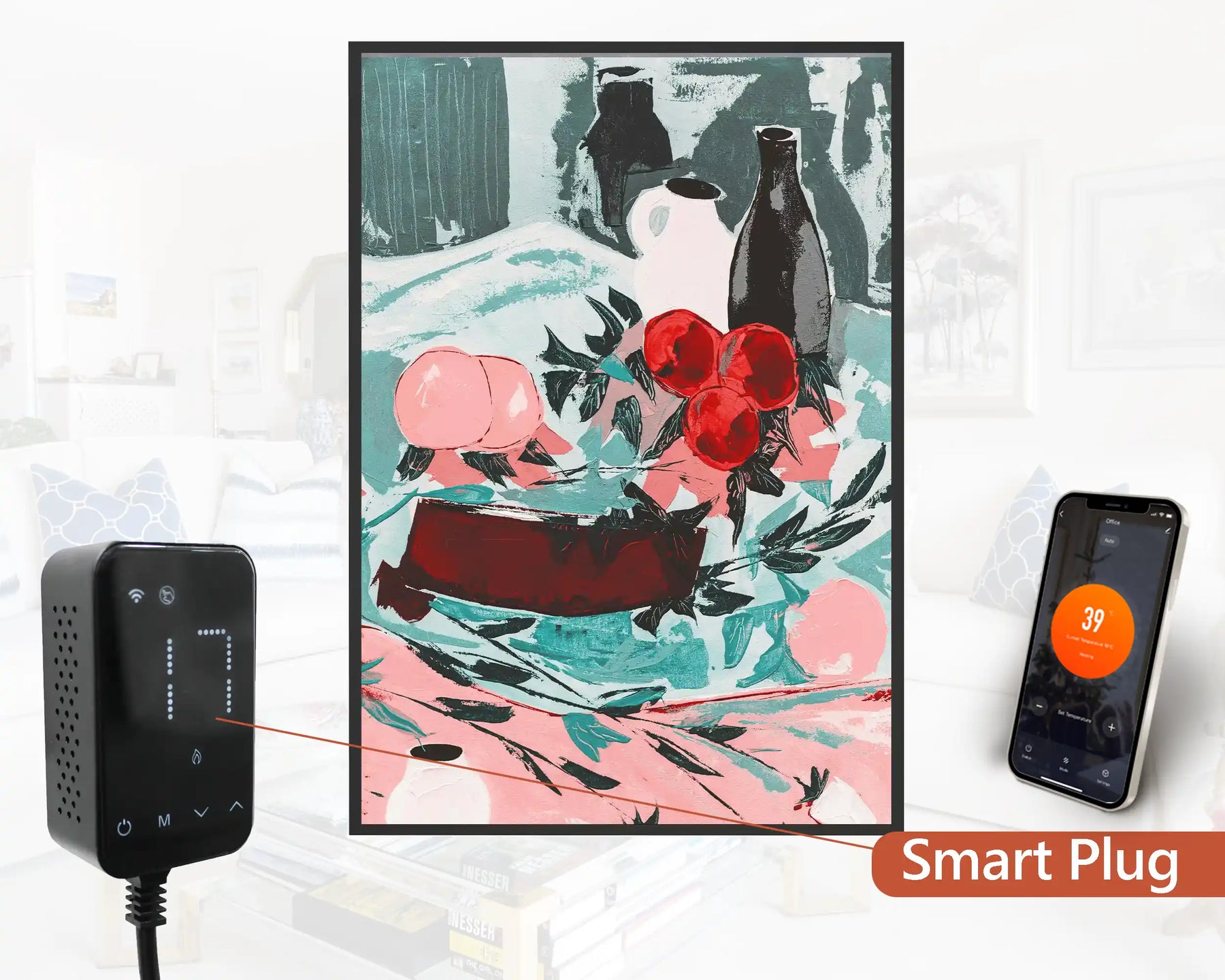 Smart 500w Picture IR Panel - Still Life Painting - 80cm x 60cm