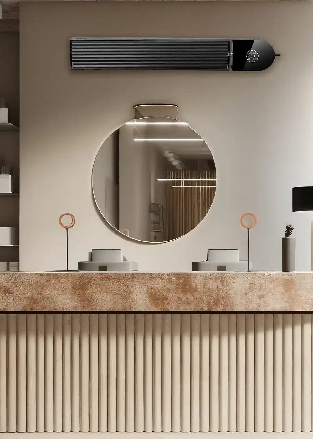 Kiasa Electric Heating IR Radiant Smart Bar for Garages or Conservatory App Control