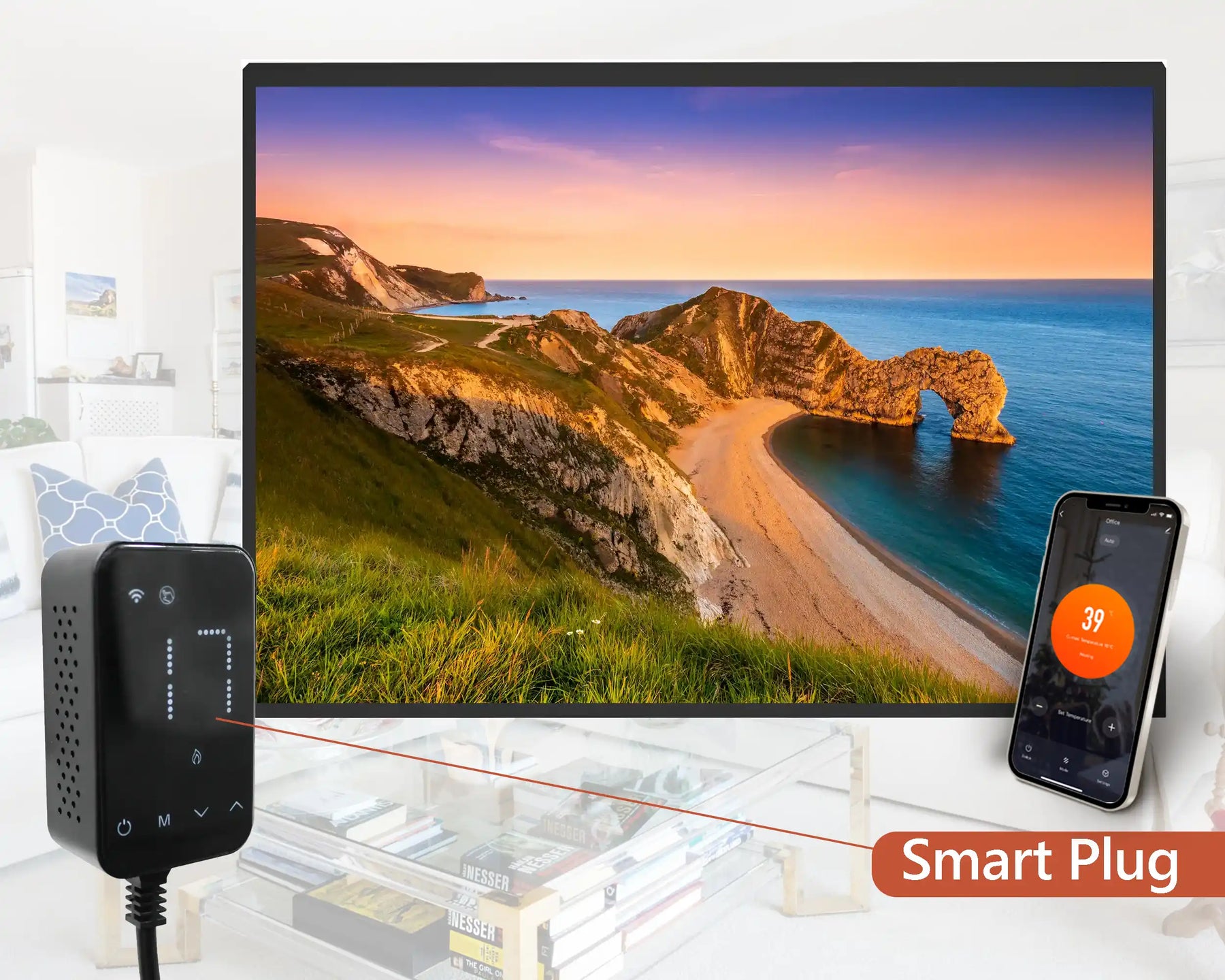 Smart 500w Picture IR Panel - Durdle Door - 80cm x 60cm