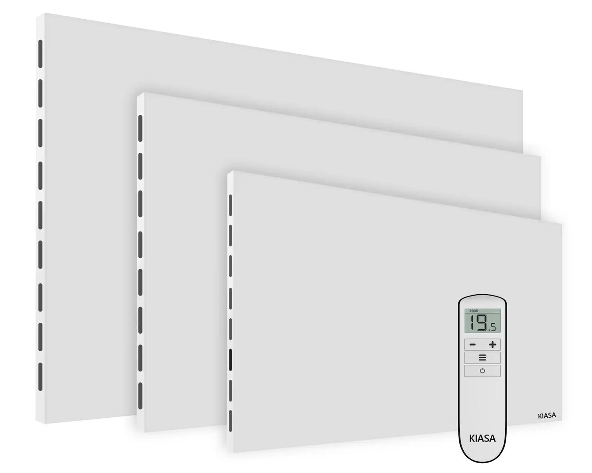 Kiasa Kore Hybrid Heaters - All 3 sizes, 450w, 700w and 900w with a remote control