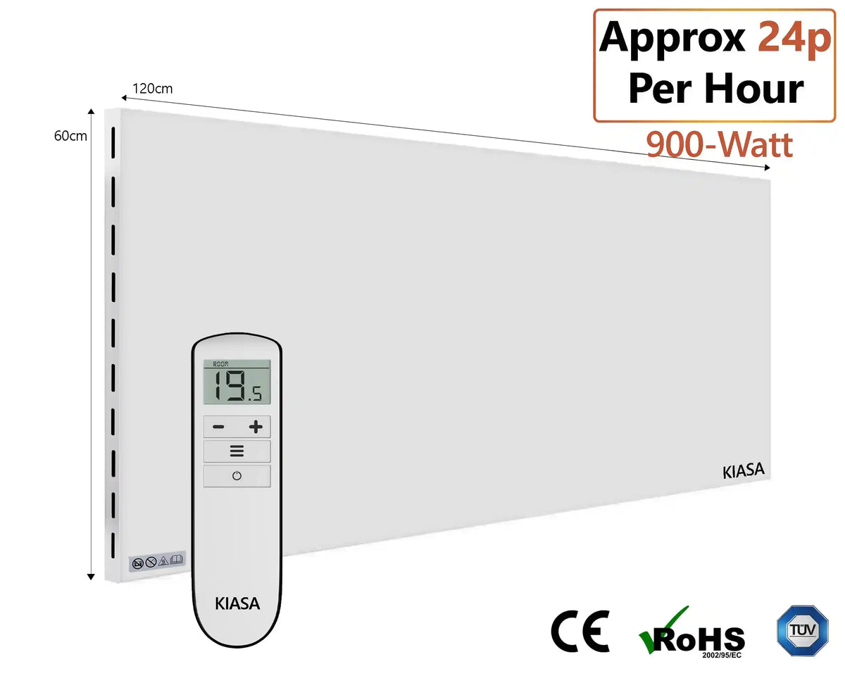 Kore Hybrid - Infrared Heating Panel with Remote Control - Wall Mounted or Portable