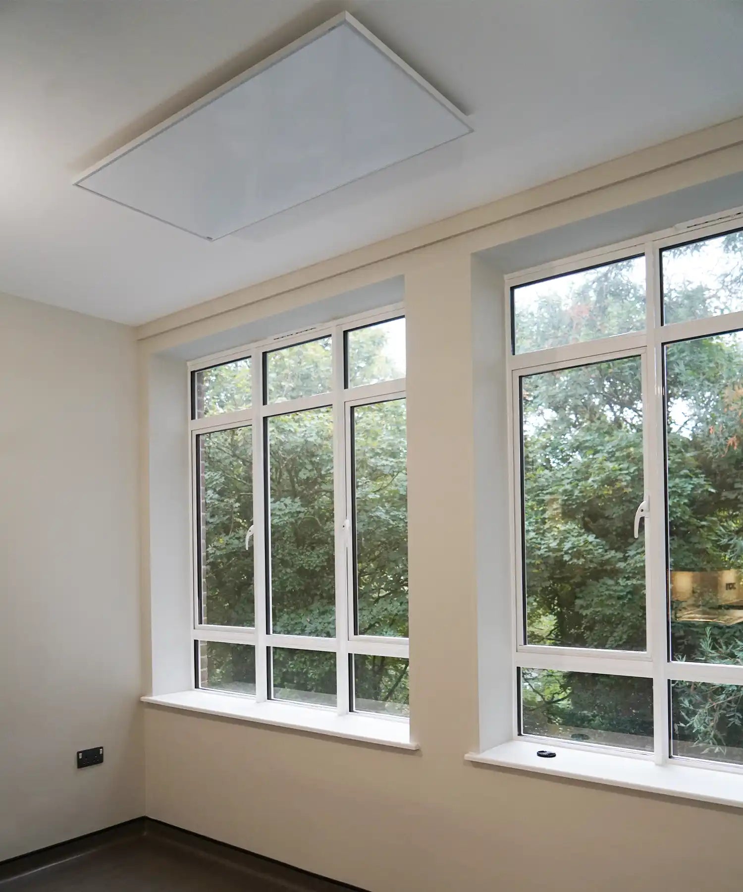 Ceiling Mounted Panel in Dining Room