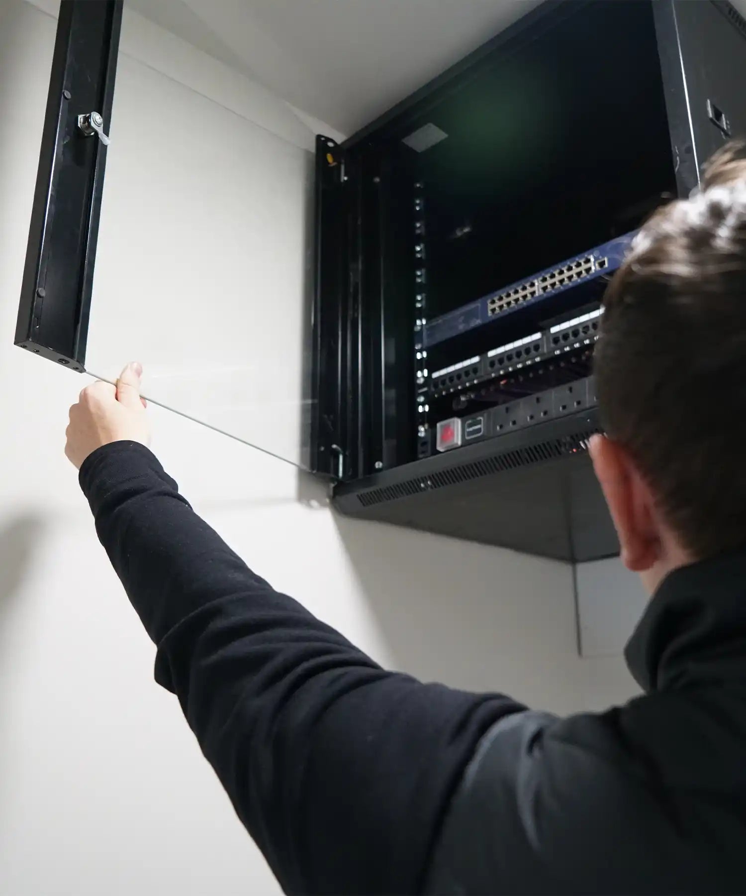 Kiasa infrared heater installed in a stylish modern living room providing efficient radiant warmth