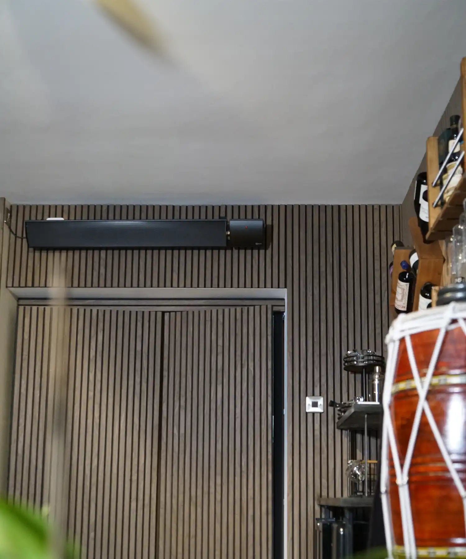 Elegant home setup showcasing Kiasa infrared heater blending with modern décor