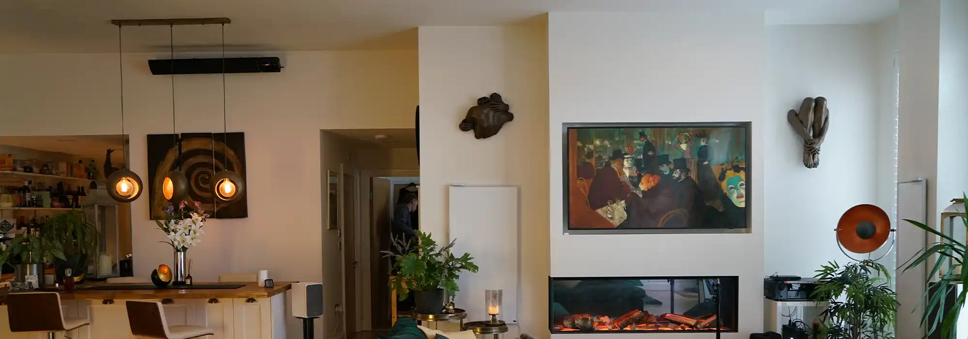 IR Wall Mounted Tall Panel Mounted in Gills Home