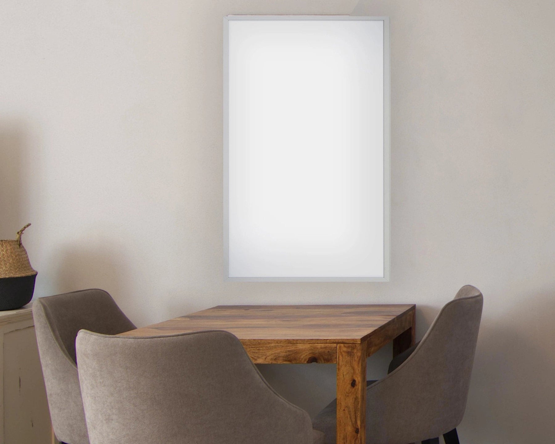 Kiasa 600w Infrared Panel - 100cm x 60cm - Wall Mounted Heater for Kitchen and Dining Room