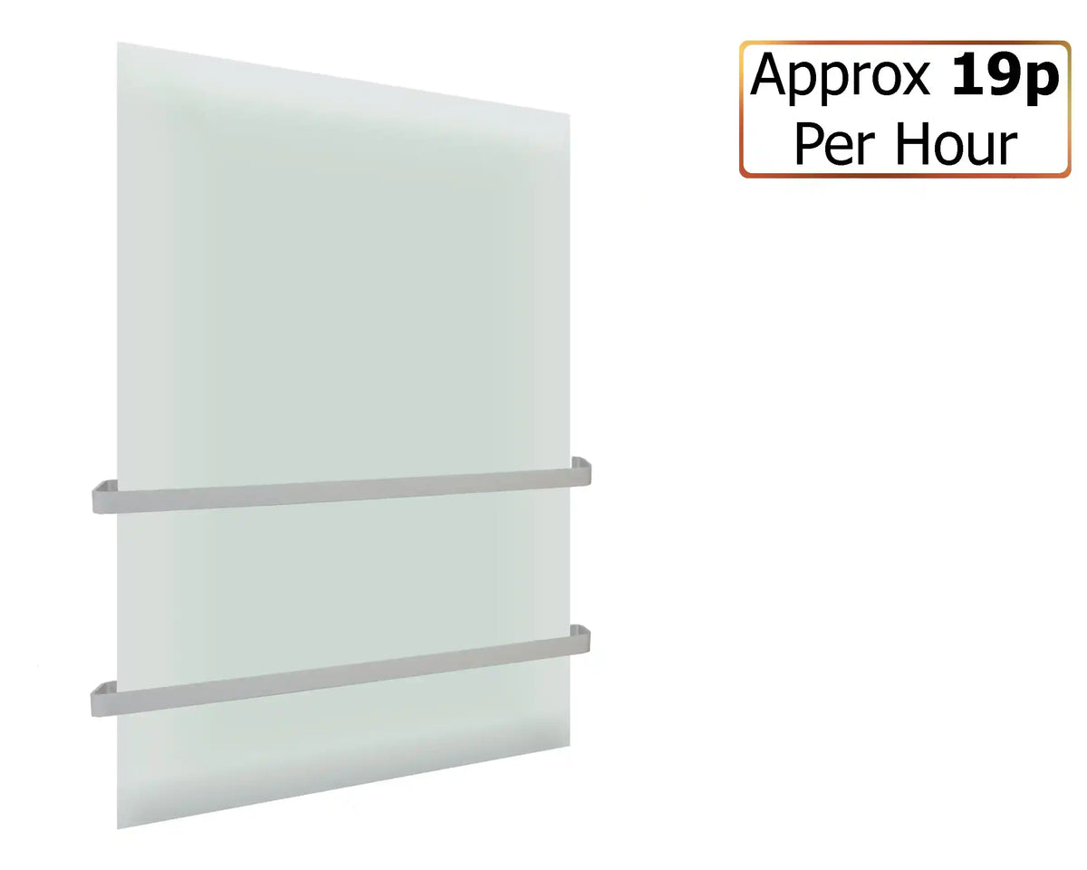 700W ESG Glass Infrared Heating Panel - Frost
