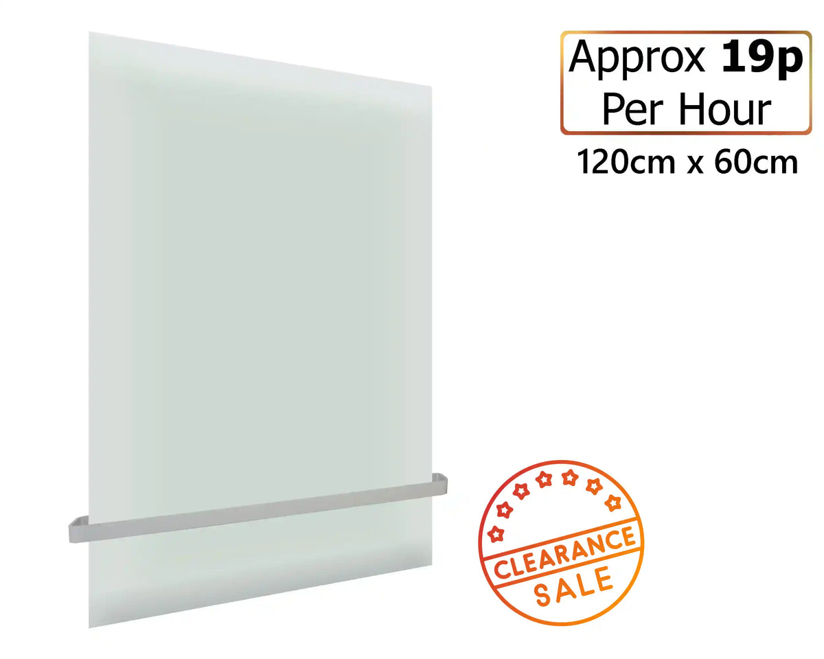700W ESG Glass Infrared Heating Panel - Frost Grade A