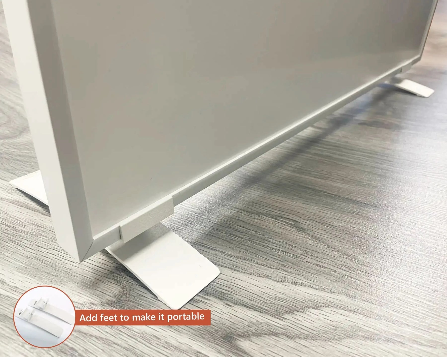 350w Portable Infrared Panel Heater with Feet - 60cm x 60cm