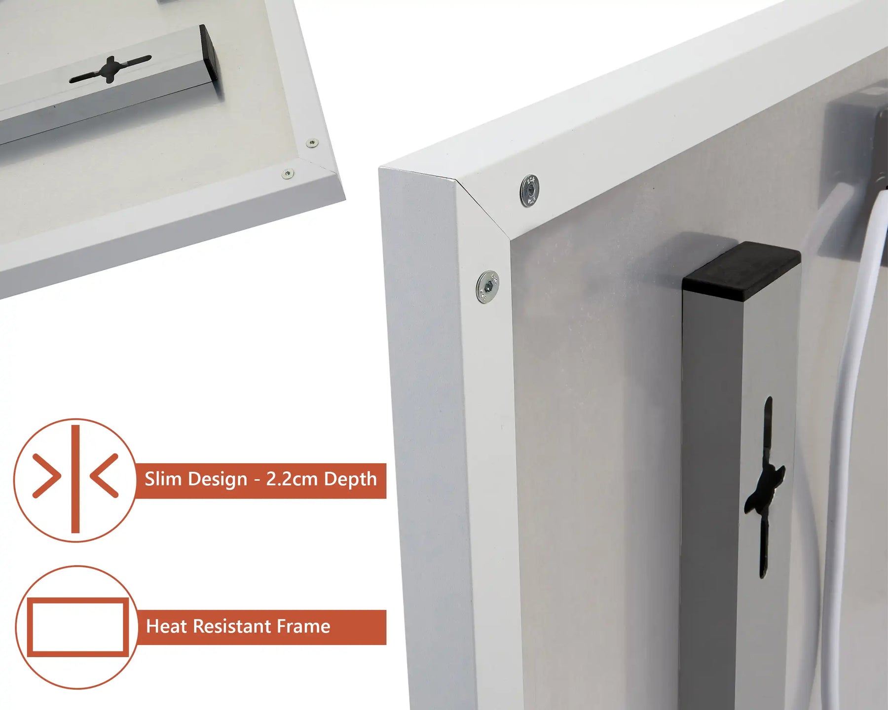 600W Smart Wi-Fi Infrared Heating Panel - Grade A - 100cm x 60cm