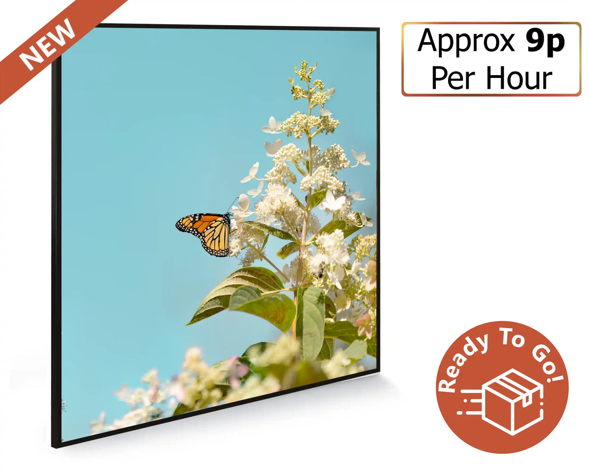 350w Picture IR Panel - Butterfly - 60cm x 60cm