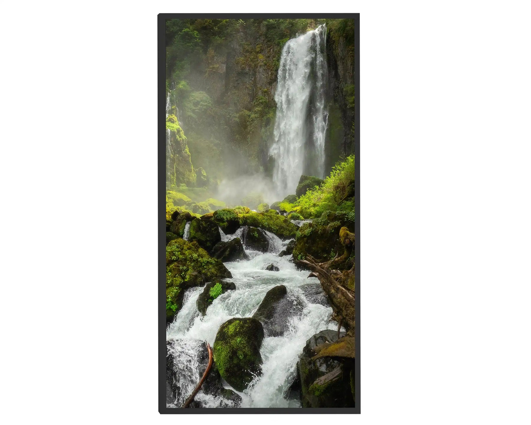 600w Picture IR Panel - Waterfall - 100cm x 60cm