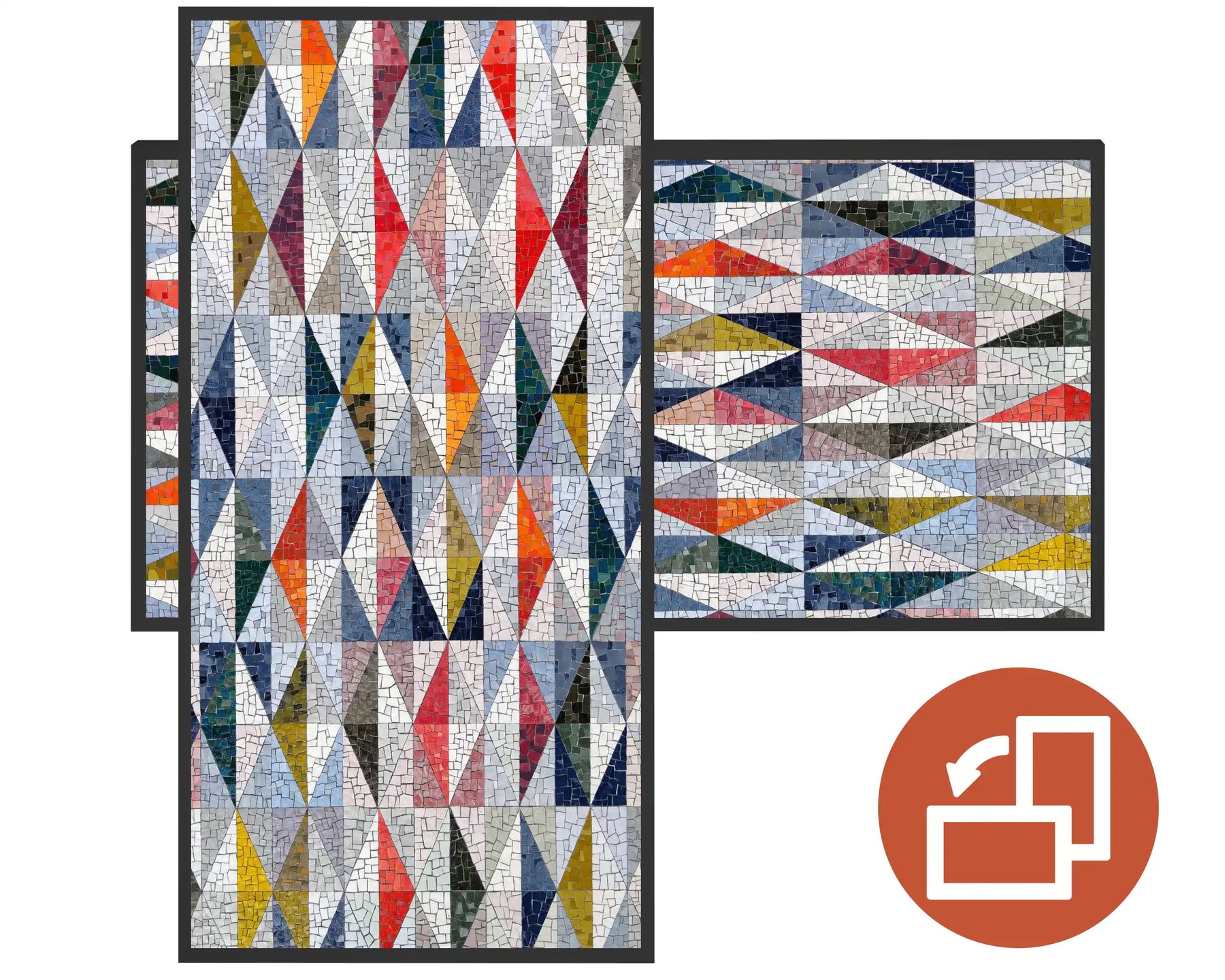 600w Picture IR Panel - Pattern - 100cm x 60cm