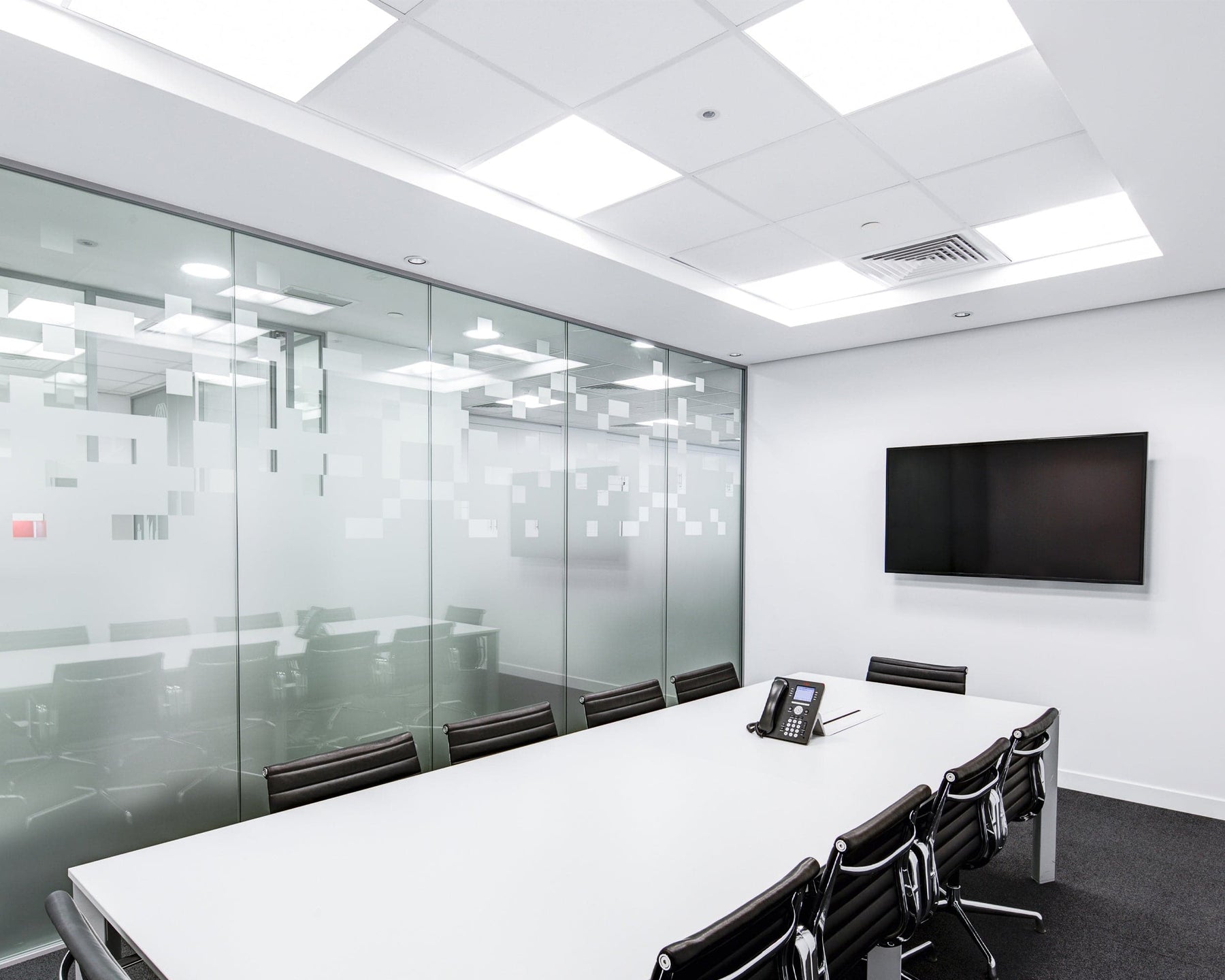 Kiasa IR panels used as ceiling tiles - 350w - 60cm by 60cm