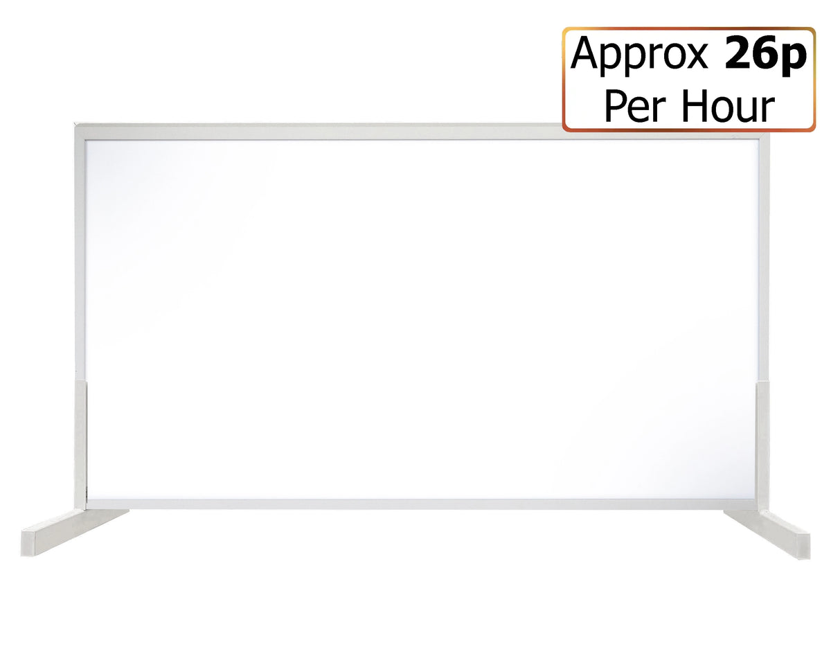 960w Portable Infrared Panel Heater with Feet - 120cm x 80cm