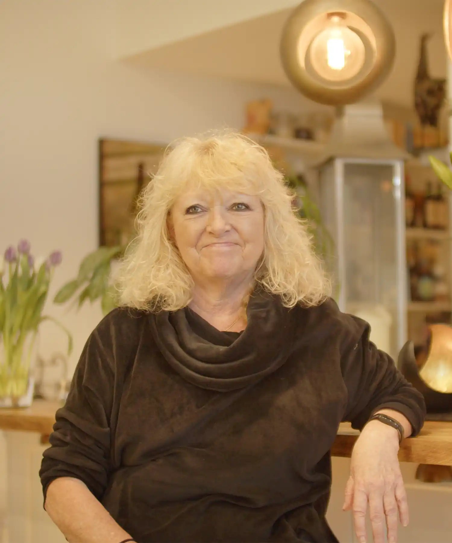 Kiasa Gil London showroom featuring stylish infrared heater display