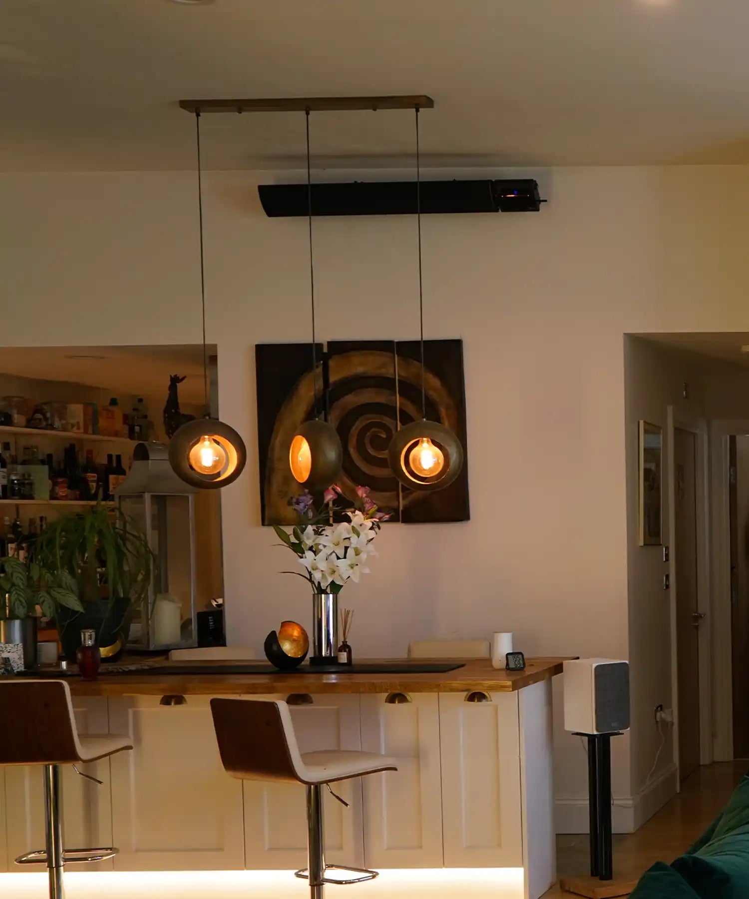 Kiasa showroom in London featuring premium infrared heating range