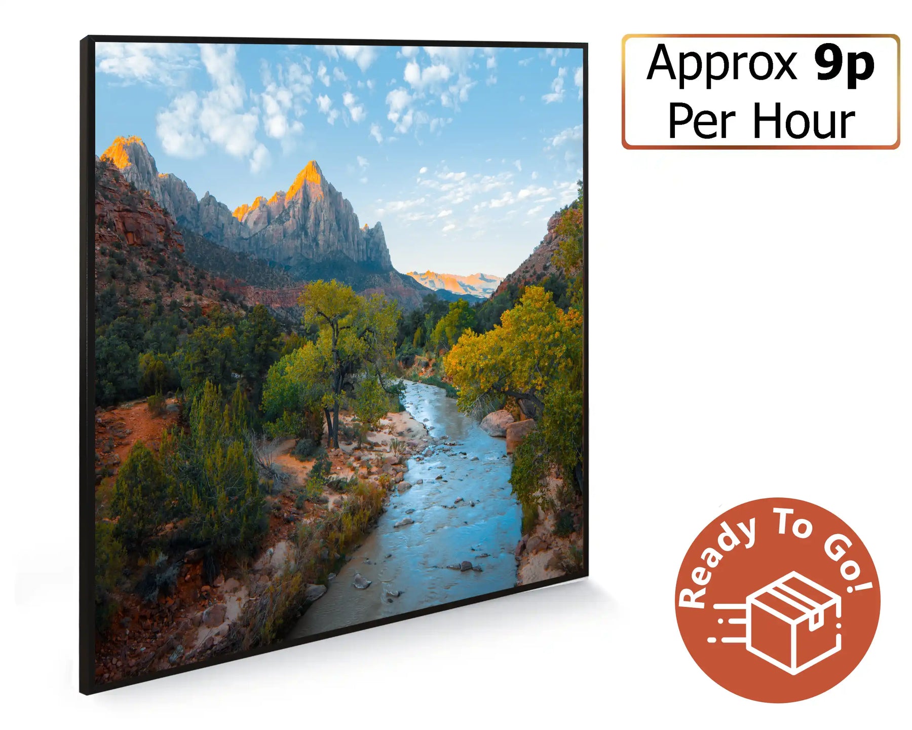 Smart 350w Picture IR Panel - Mountain Creek - 60cm x 60cm