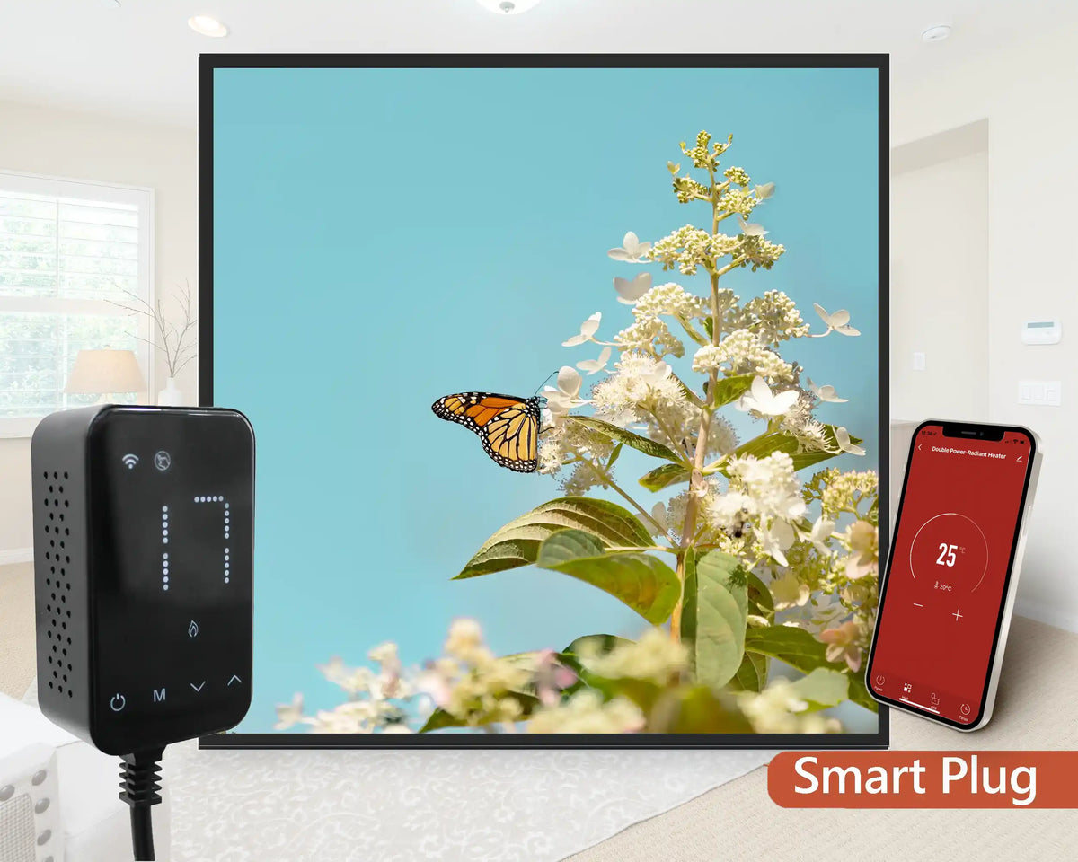 350w Picture IR Panel - Butterfly - 60cm x 60cm