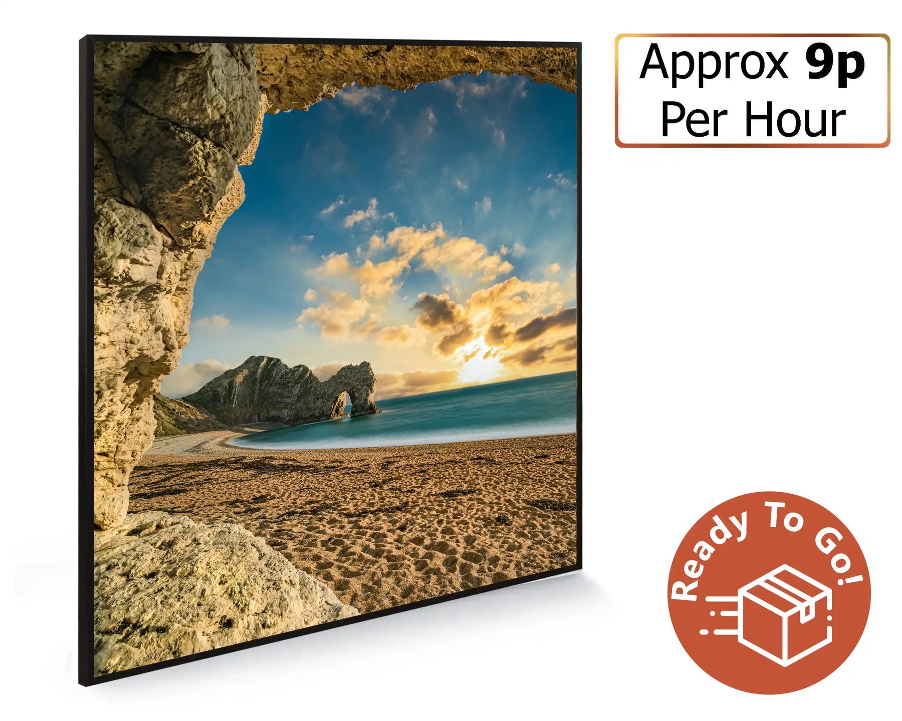 Smart 350w Picture IR Panel - Durdle Door - 60cm x 60cm
