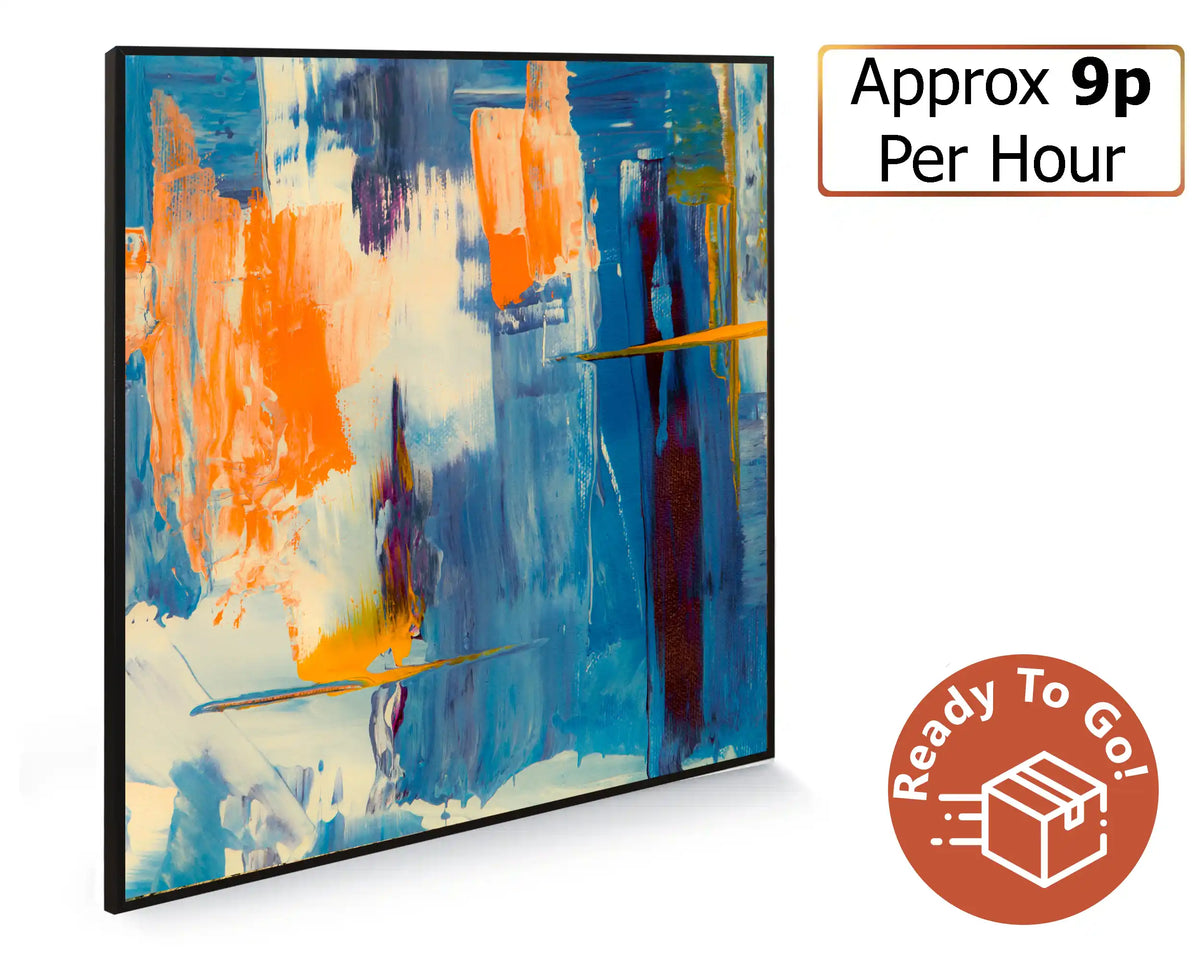 Smart 350w Picture IR Panel - Abstract Art - 60cm x 60cm