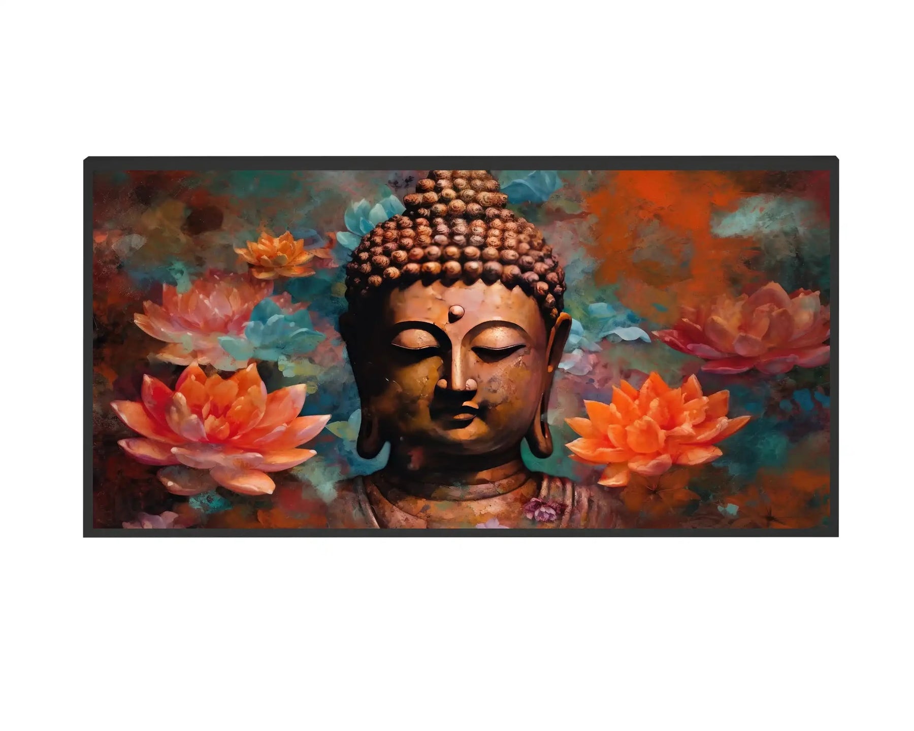 600w Picture IR Panel - Buddha - 100cm x 60cm