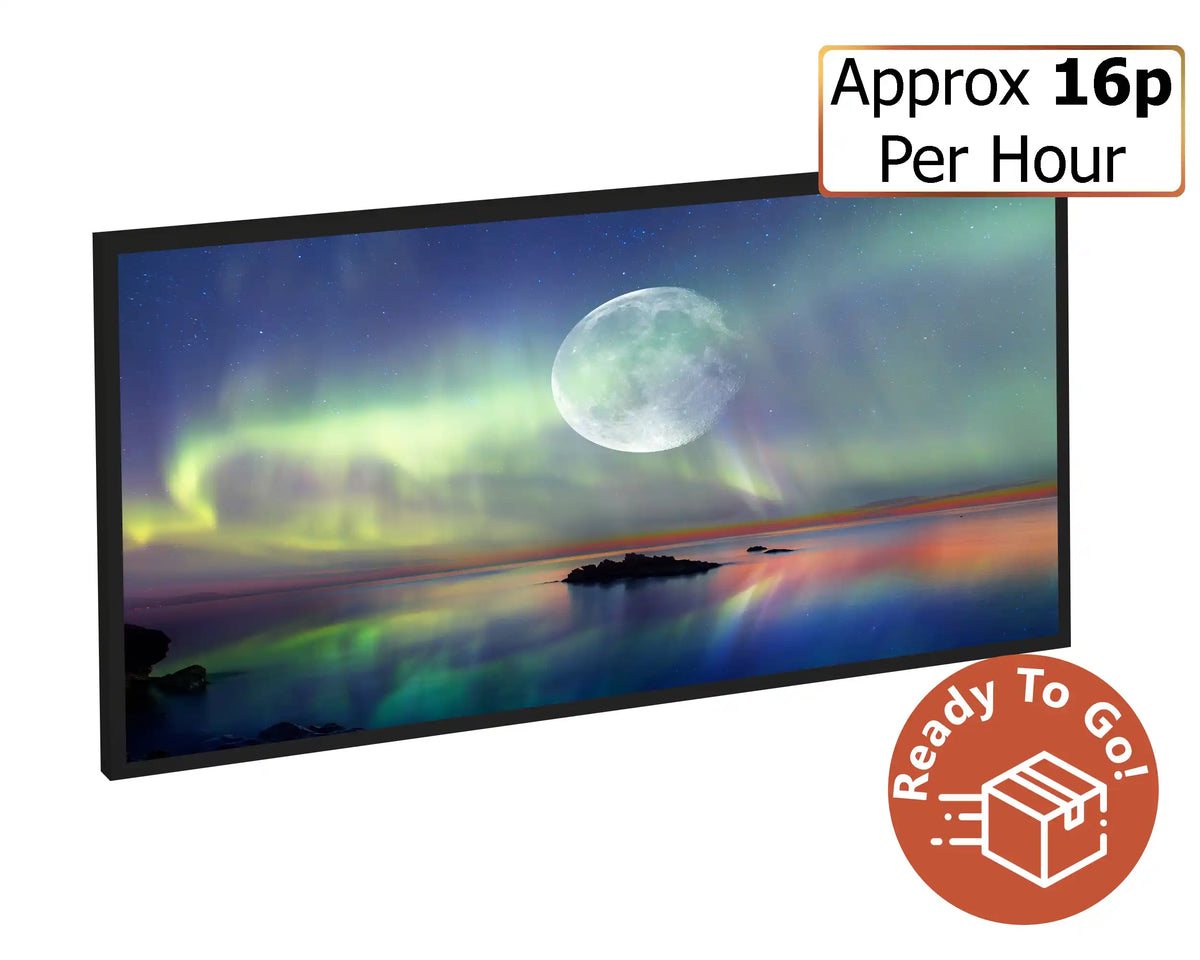 Smart 600w Picture IR Panel - Moon - 100cm x 60cm