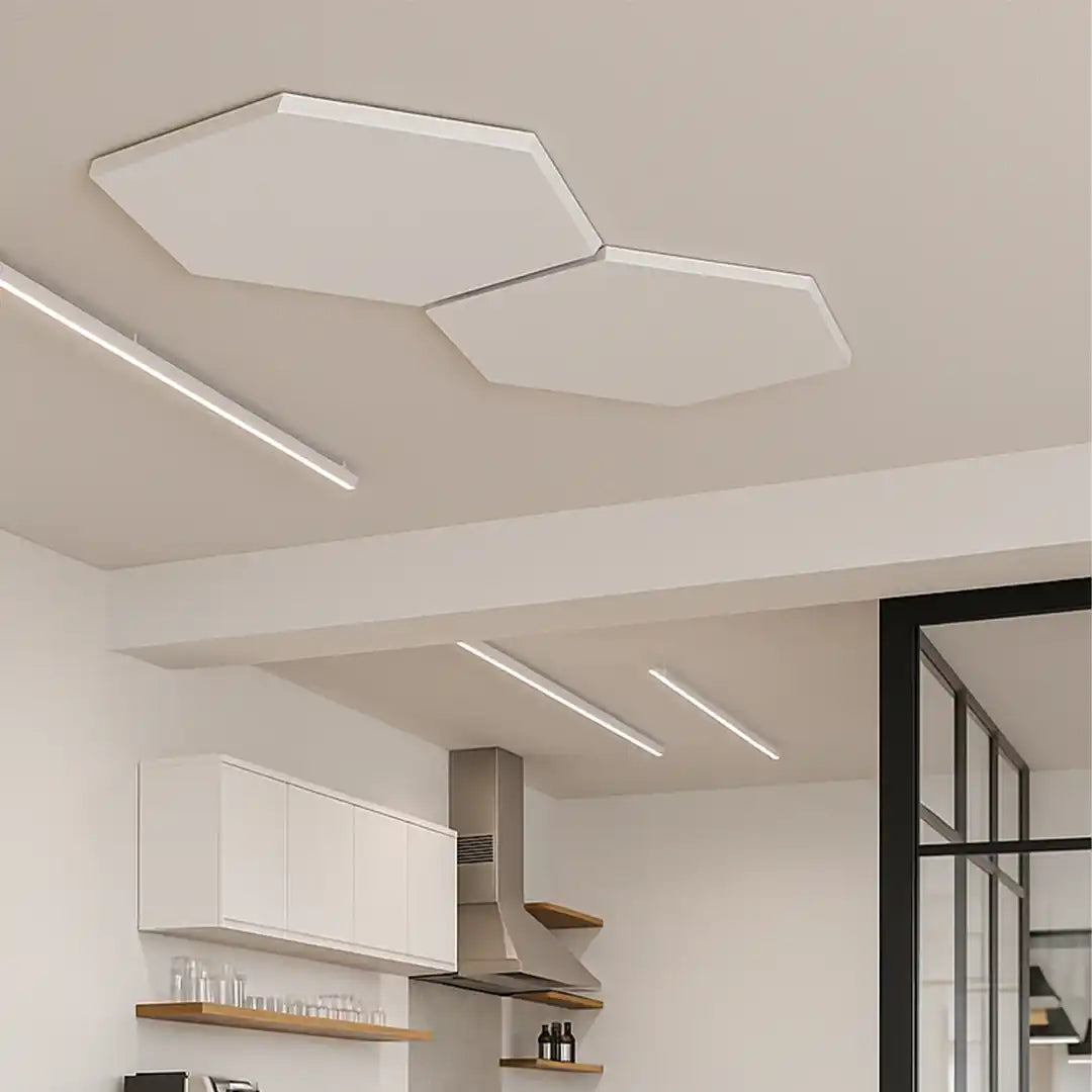 Kiasa Kore Hex ceiling-mounted infrared heating panel
