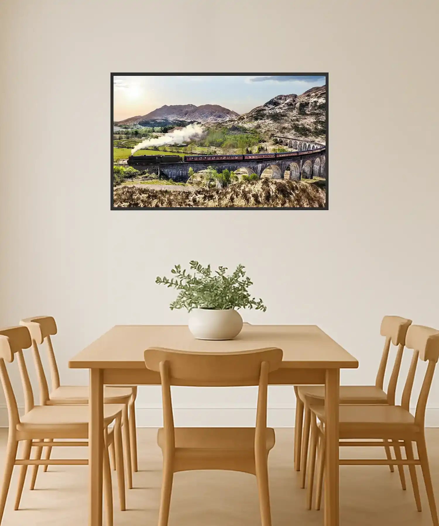 Kiasa infrared heating - large collection of IR picture panels - Train in Scotland