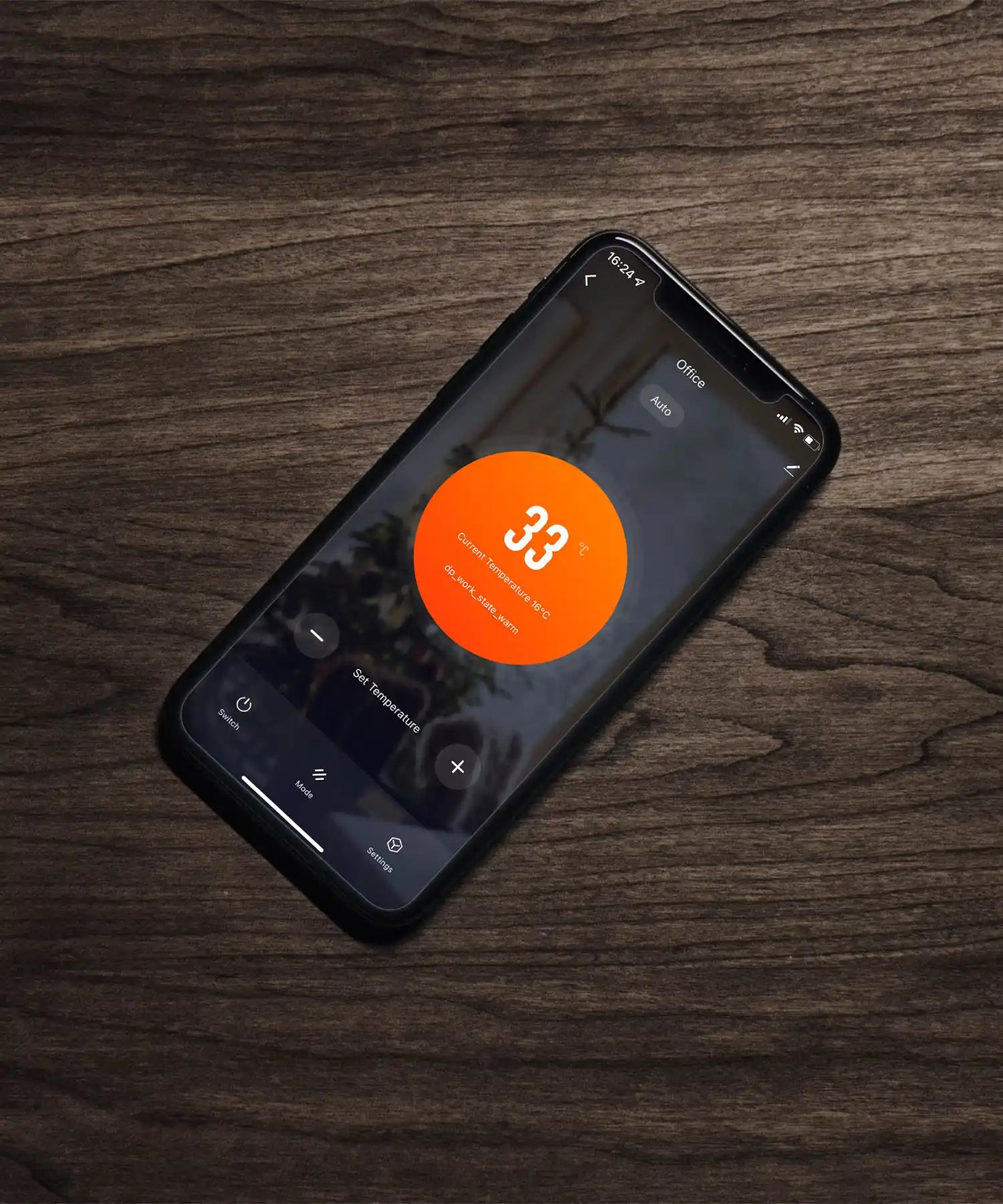 Phone app using the TUYA app to control Kiasa Smart Panel