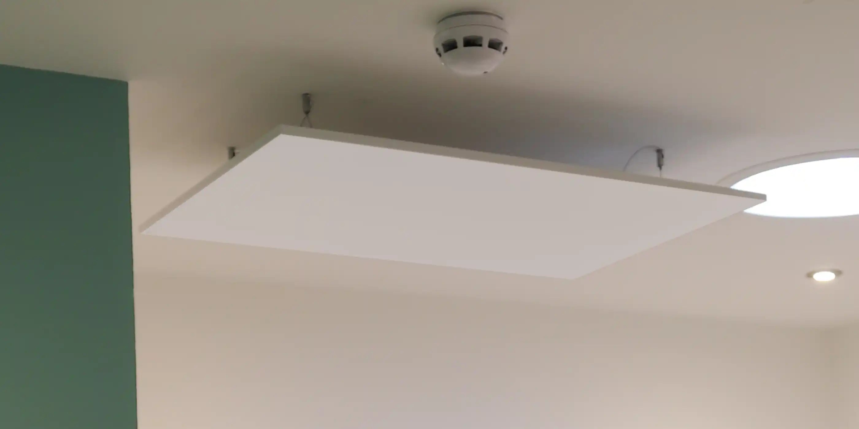 Kiasa Frameless Panel Mounted and Suspended from the Ceiling