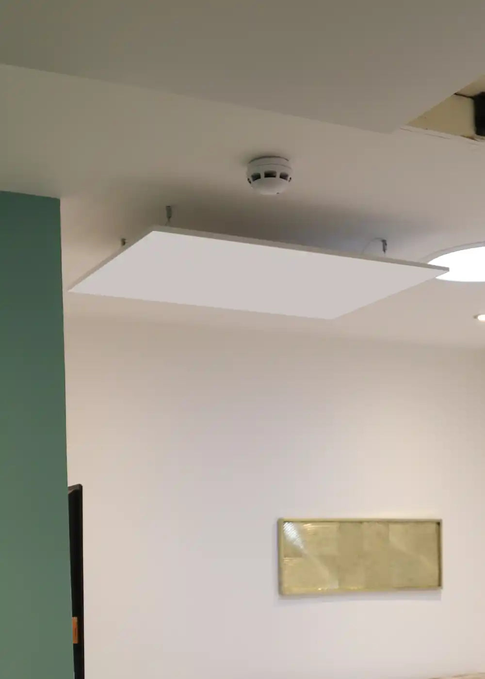 Kiasa Frameless Panel Mounted and Suspended from the Ceiling for instant heat
