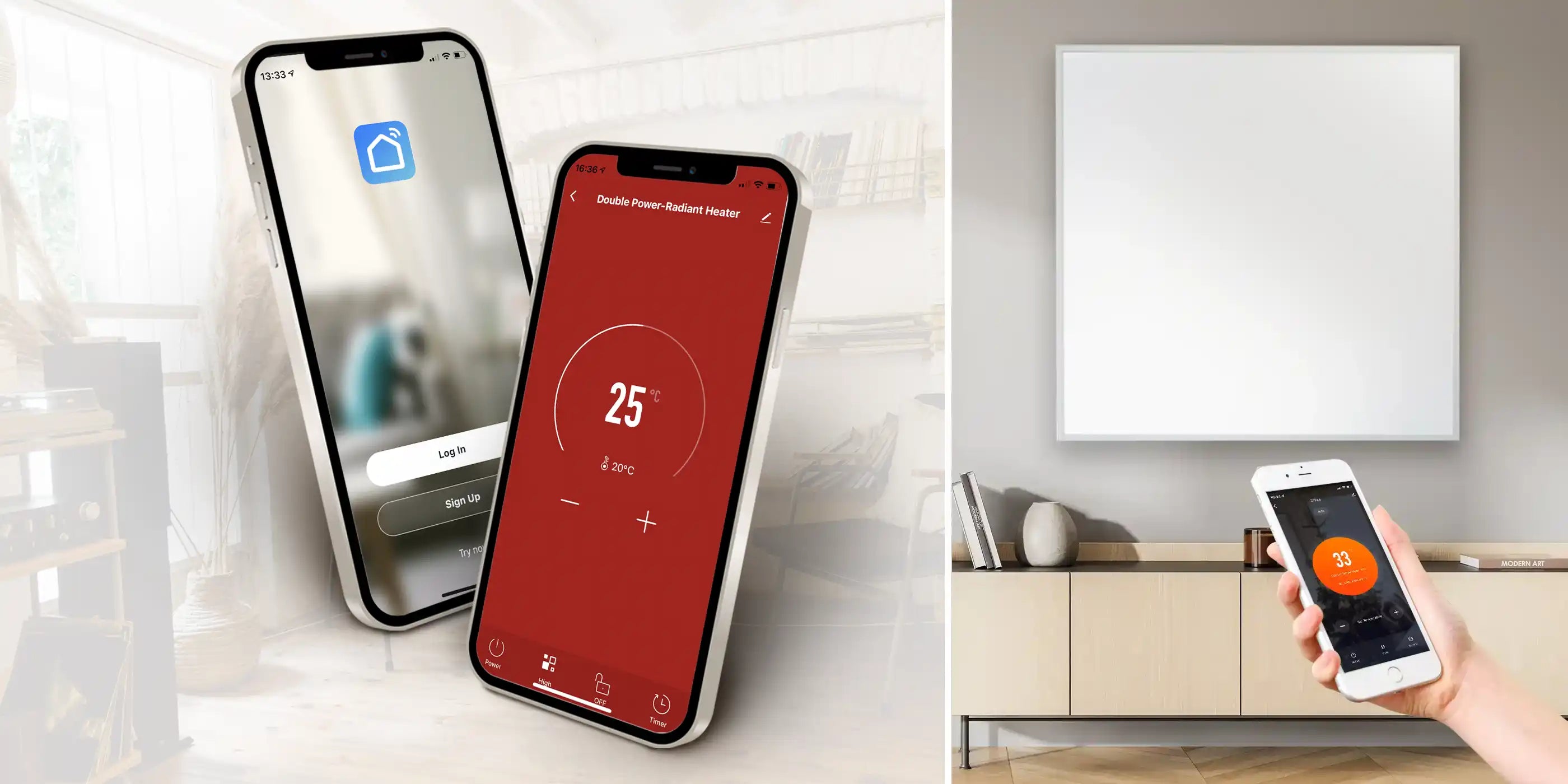 Kiasa Smart Panel Smart App Control - Tuya and Smart Life App