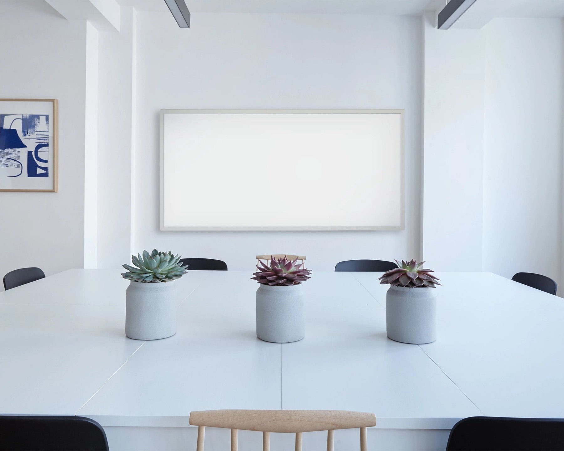 KIASA 960W Smart Wi-Fi Infrared Heating Panel - Wall Mounted In office Area