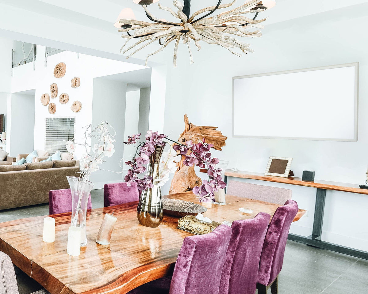 KIASA 800W Smart Wi-Fi Infrared Heating Panel - Wall Mounted in the dining room