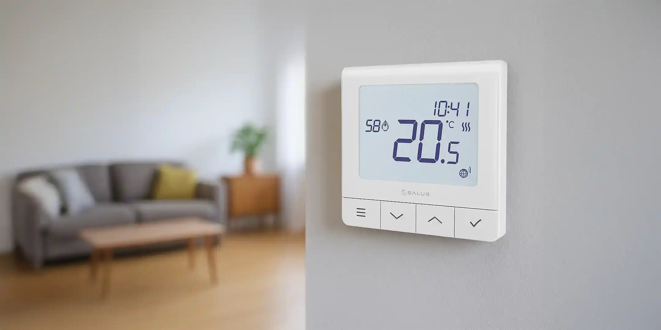 Kiasa heating controlled by using Salus Thermostat