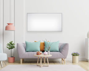 KIASA 800W Smart Wi-Fi Infrared Heating Panel - wall mounted in the Living Room