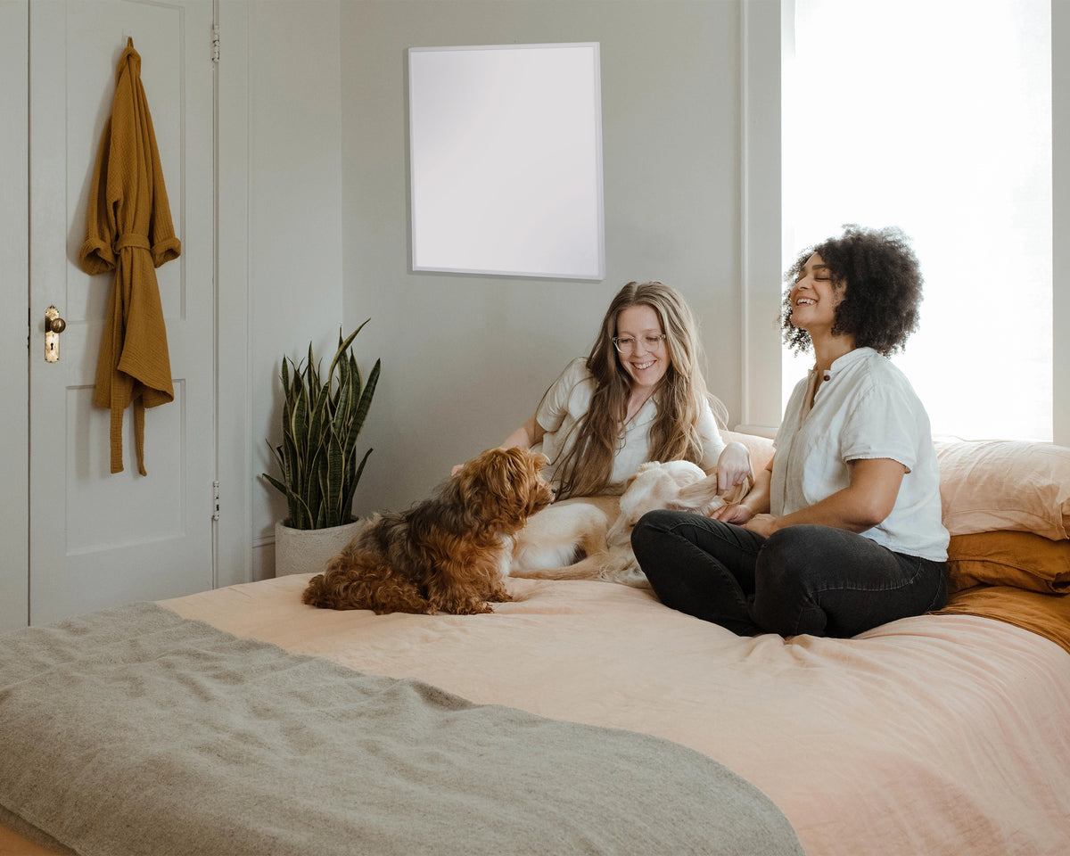 350W Wall Mounted Infrared Heating Panel - 60cm x 60cm