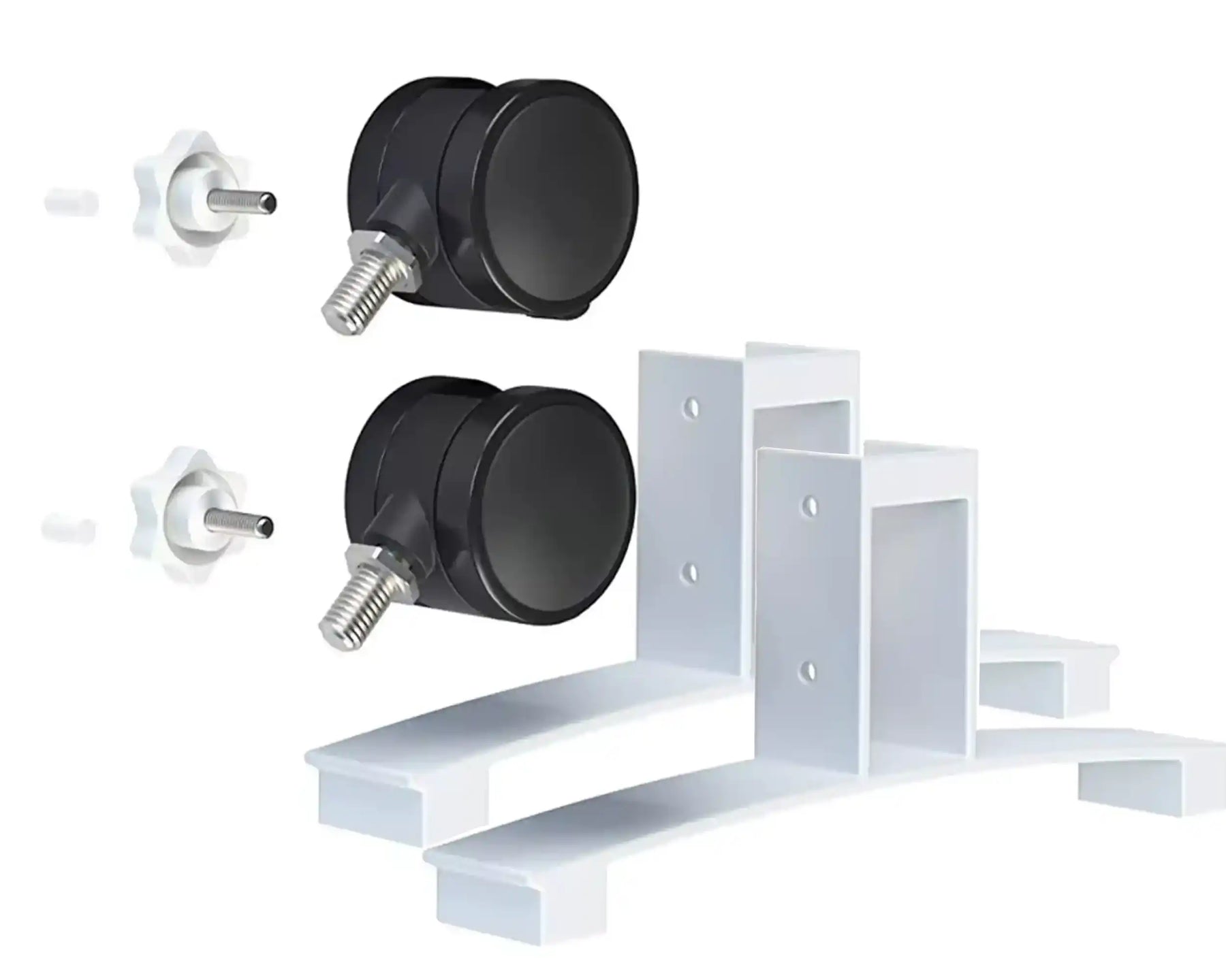 Infrared Panel Support Legs with Wheels – Portable Rolling Set