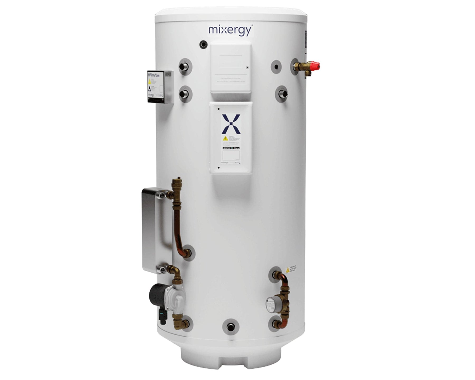 Mixergy Direct Unvented Slimline Smart Cylinder - 485 mm