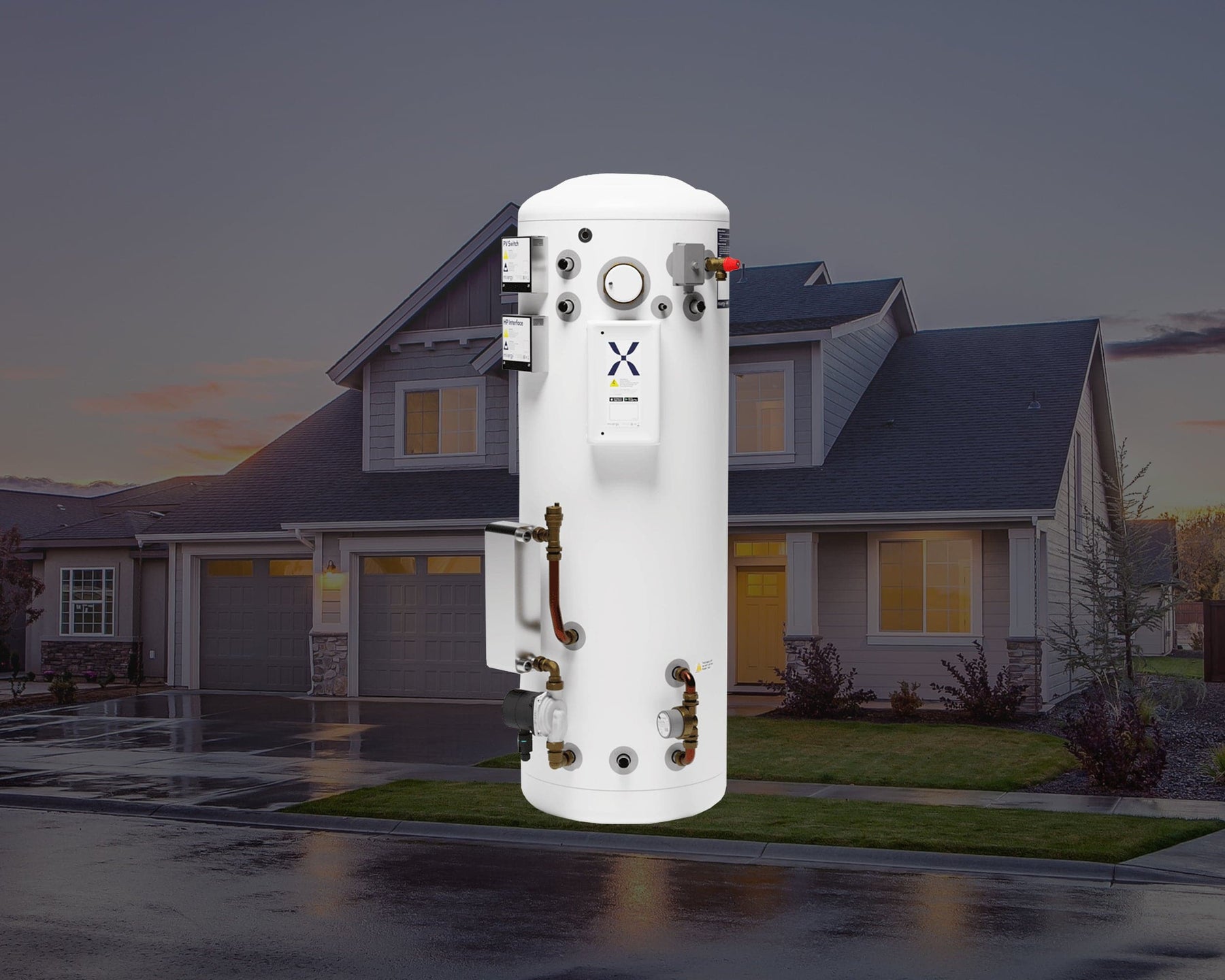 Mixergy Direct Unvented Standard Smart Cylinder - 580 mm