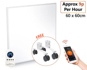 350W Smart Wi-Fi Infrared Heating Panel - 60cm x 60cm