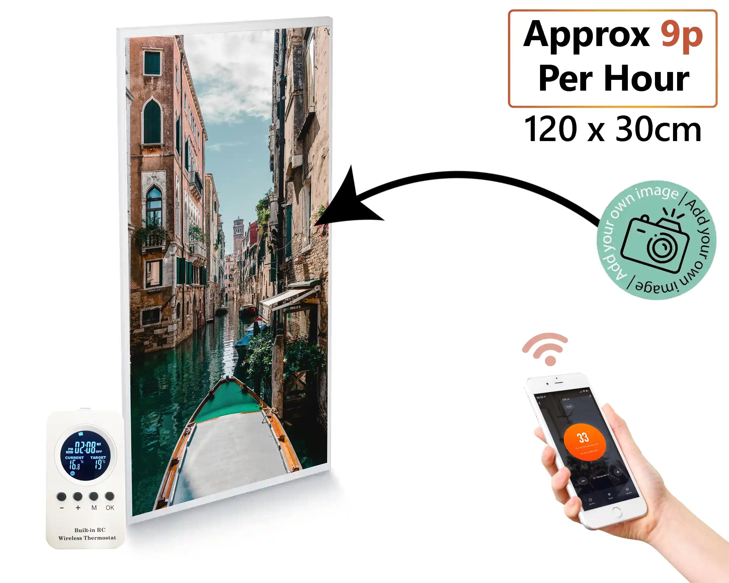 Smart Infrared Heating Panel | App & Remote Controlled Comfort