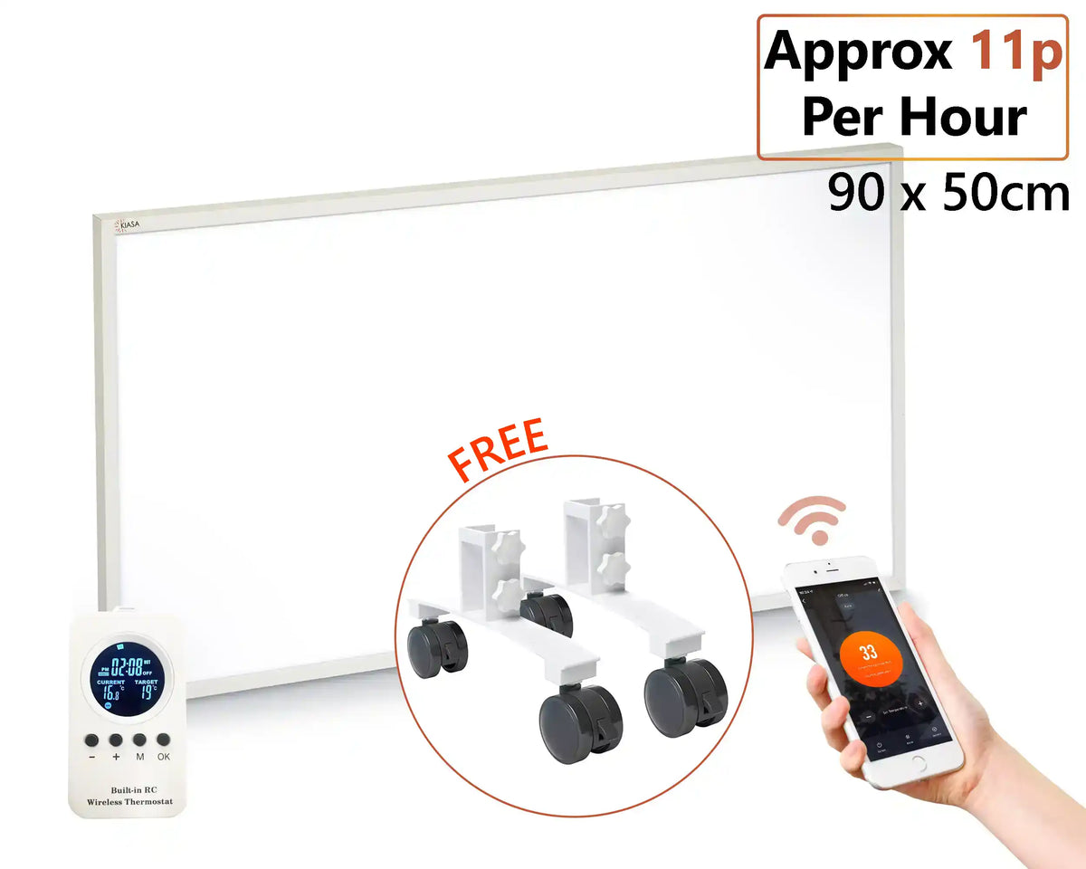 450W Smart Wi-Fi Infrared Heating Panel - 90cm x 50cm