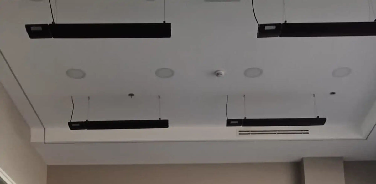 CoreWorx Dubai studio heated by Yoga Balance Infrared Bars