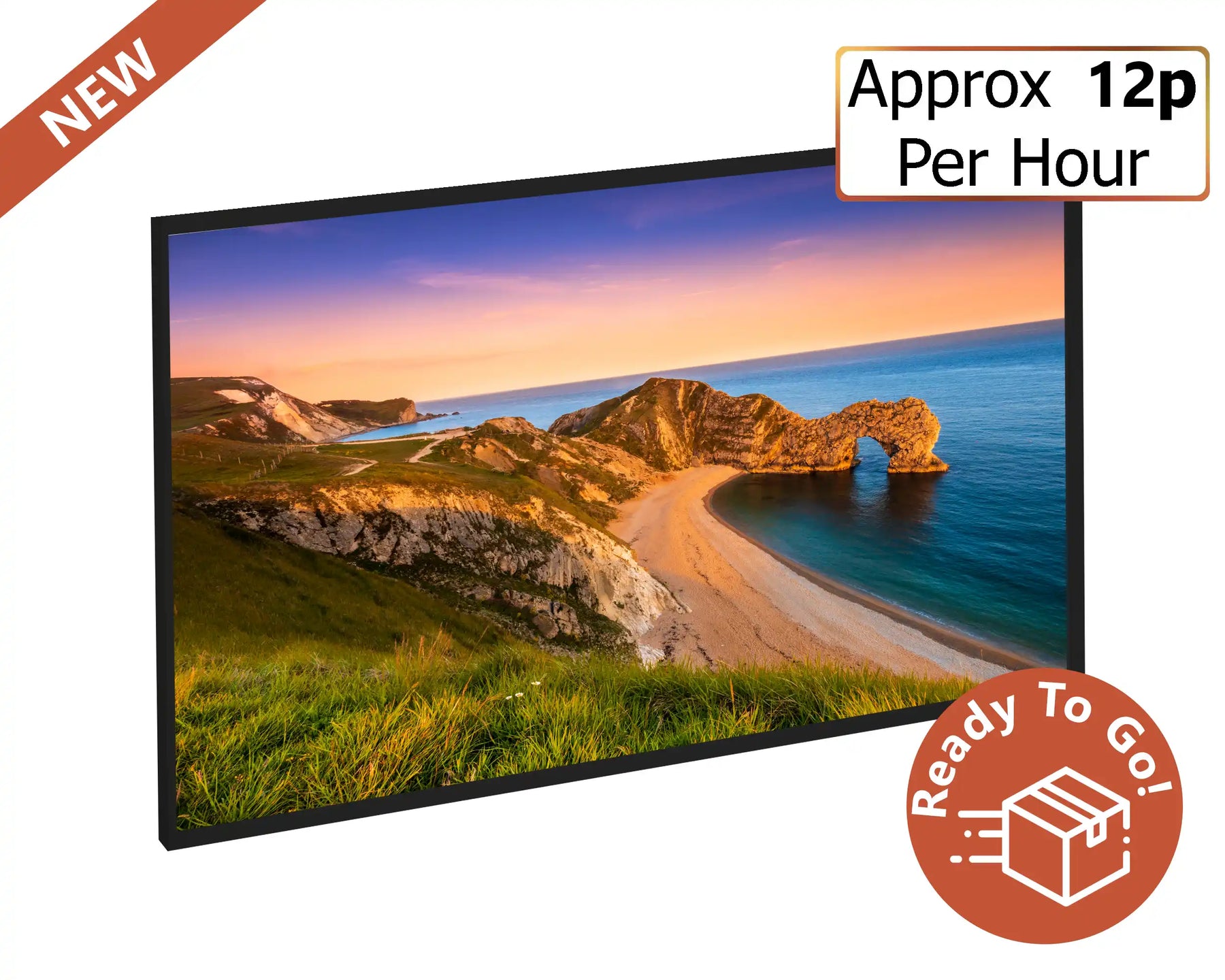 500w Picture IR Panel - Durdle Door - 80cm x 60cm